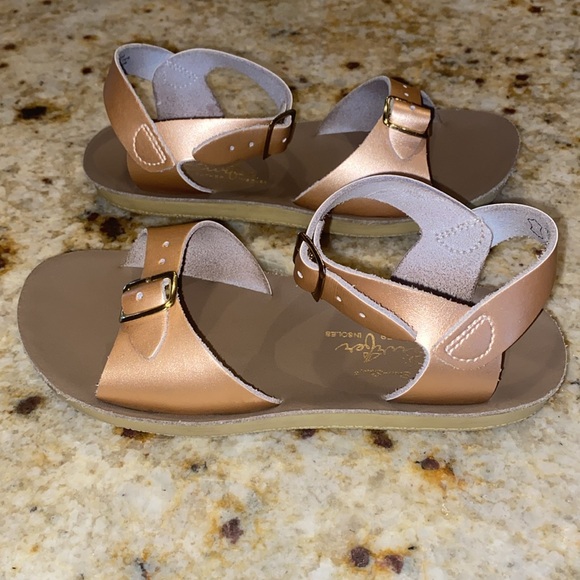 Rose Gold Sun Sans Surfer Sandals - Picture 7 of 9
